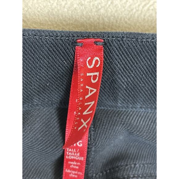 Spanx Pants Womens 1X Black Jean-Ish Ankle Leggings High Rise Stretch Pull On - Picture 4 of 13